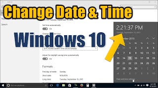 In this video i tell you about how to fix windows 10 date and time
issue computer like change dell hp lap...
