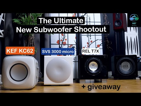 KEF KC62 vs REL T7X vs SVS 3000 micro - The Ultimate Compact Subwoofer Shootout