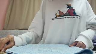 Türkçe Asmr Çamaşır Katlama Towel Folding