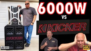 ⁣6000 WATTS on KICKER Quad Box...Does It Blow? [4K]