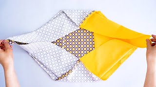 Making bags the easy way/making bags easily with squares [Kim's sewing]