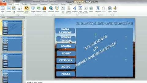 Tutorial cara membuat slide master dan hyperlink di power point