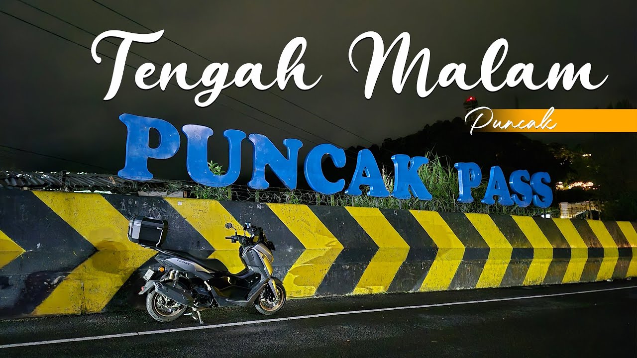 Jakarta Bandung Tengah Malam via Puncak | GERIMIS DAN GELAP!!!
