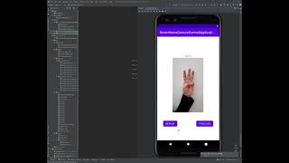 Smart Home Gesture Control Application Android Studio CSE 535 Project 1 screenshot 4