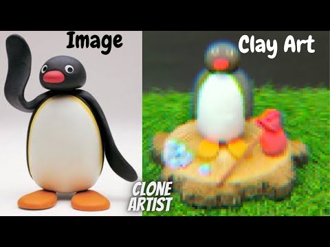 How To Make PINGU Clay Art || Air Dry Clay || DIY Pingu