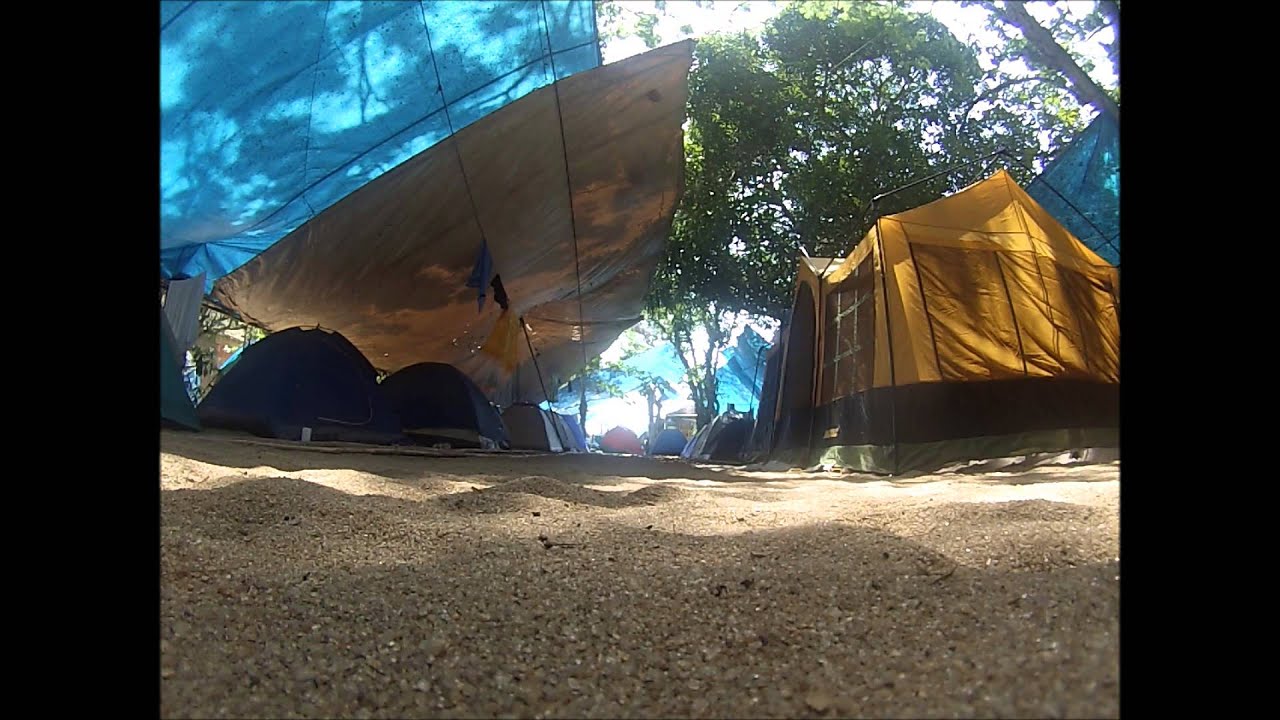 Camping Enseada De Palmas Ilha Grande Camping Nascer Do Sol Praia De Palmas Ilha Grande Rj Youtube