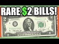 $2 DOLLAR BILLS WORTH MONEY - RARE MONEY TO LOOK FOR IN CIRCULATION!!