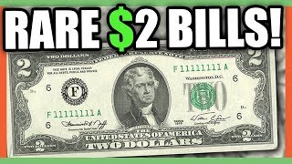 $2 DOLLAR BILLS WORTH MONEY - RARE MONEY TO LOOK FOR IN CIRCULATION!!