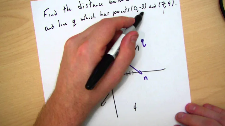 distance from point to a line2