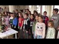 "You Raise Me Up" по време на репетиция за Коледния концерт на нашите ученици