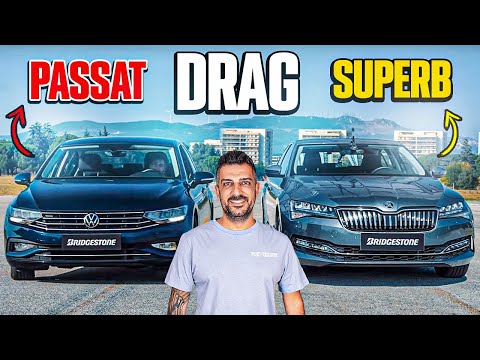 Passat ve Superb Drag Yarışı!  | Ezeli Rakipler Yarışıyor