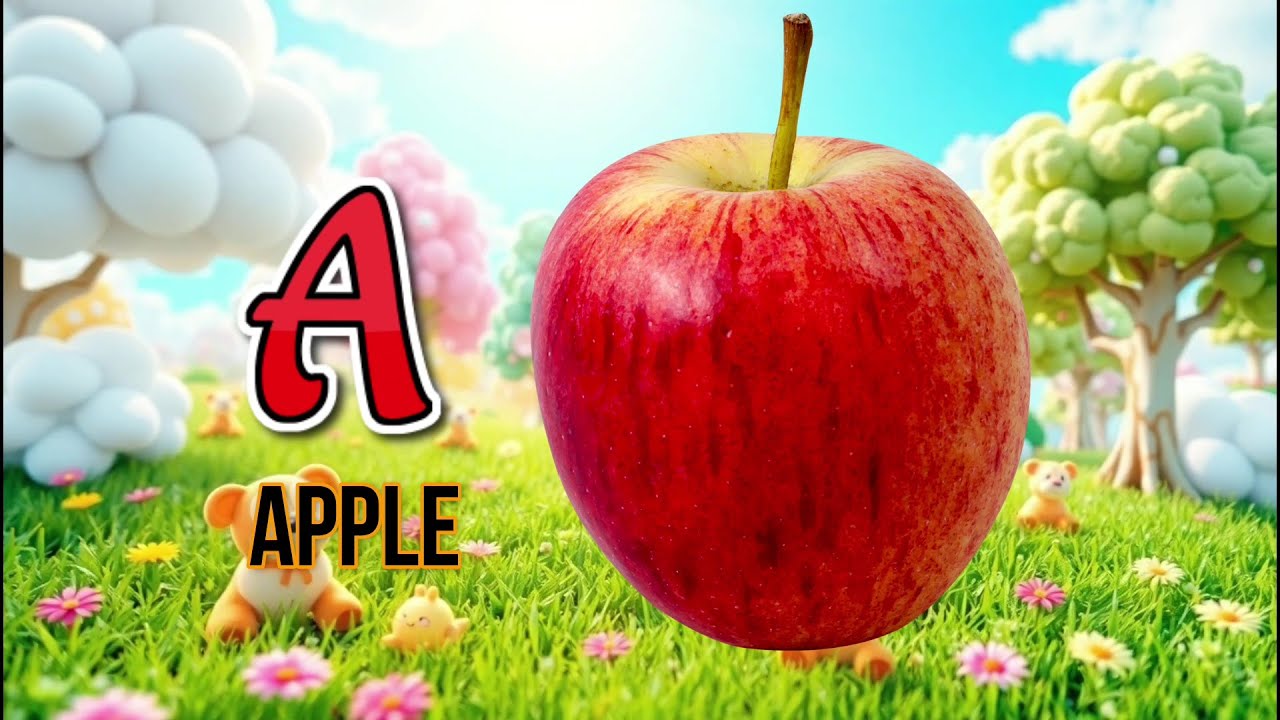 ABC Song for Kids | A for Apple & Fun Alphabet Song with Cute ...