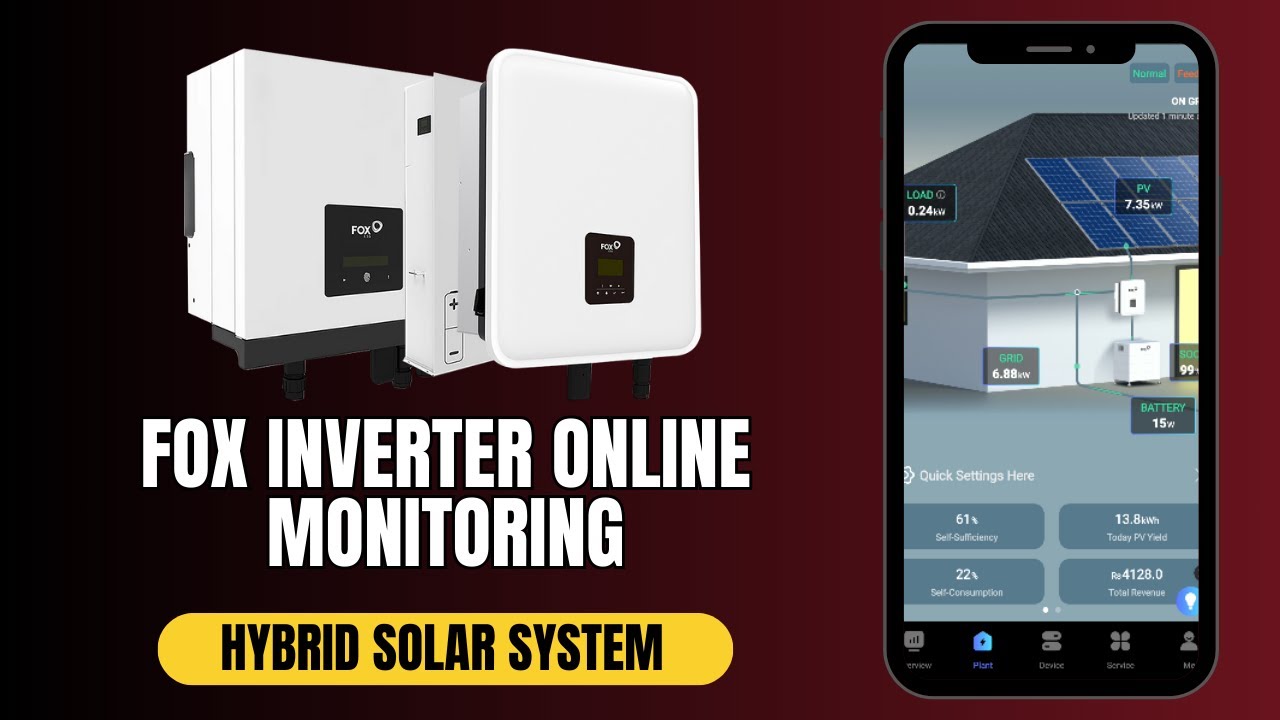 How to Monitor Your Hybrid Solar System Online with FOX Inverter | 21 ...