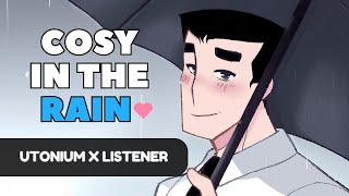 ASMR | Sharing an umbrella with the Professor [M4F] [Flirty]  [Relaxing Rain]