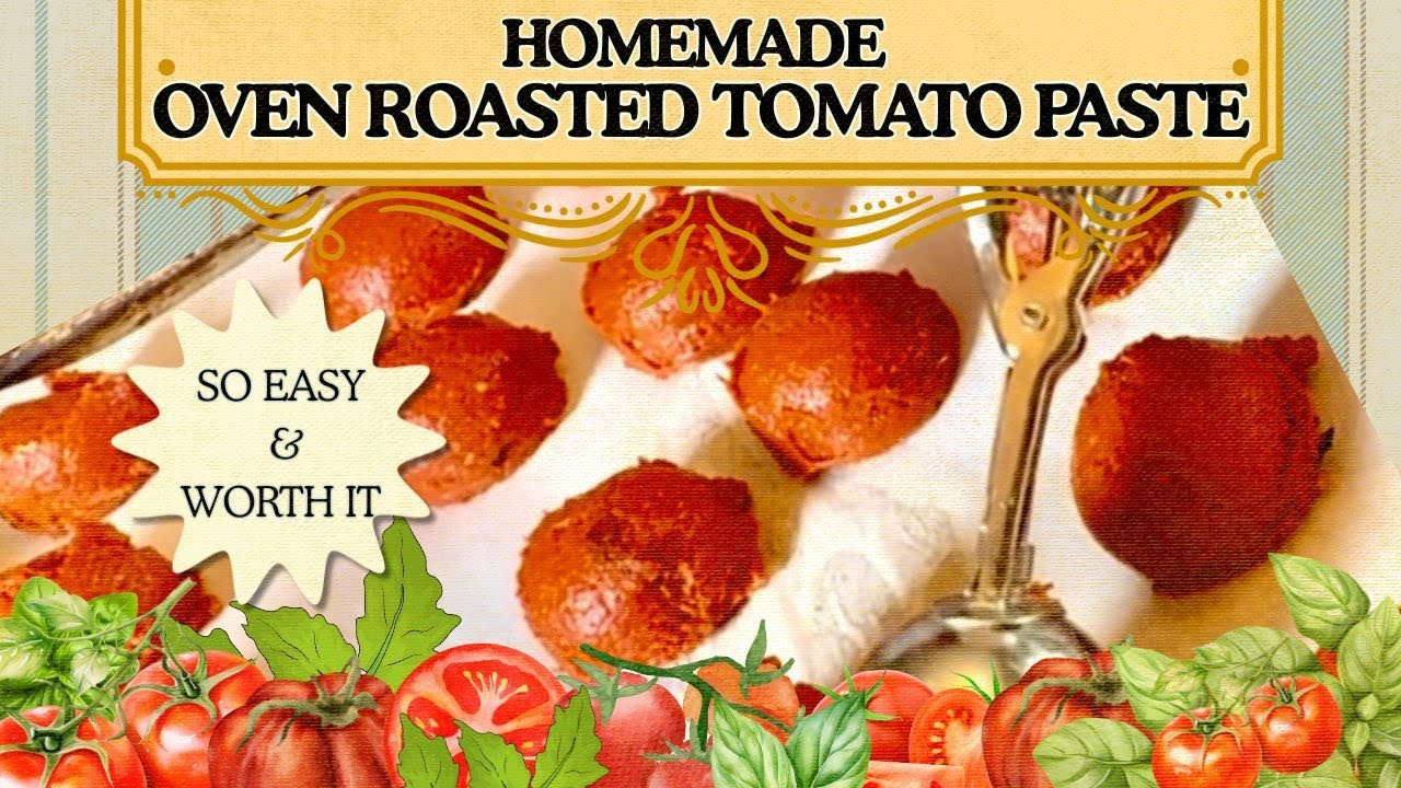 Как приготовить томатную пасту из замороженных помидоров, запеченных в духовке