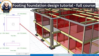 Protastructure 2025 Footing foundation design tutorial - full course