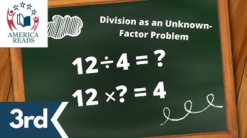 3rd Grade Division as an Unknown Factor Problem | Arizona Academic Standard 3.OA.B.6