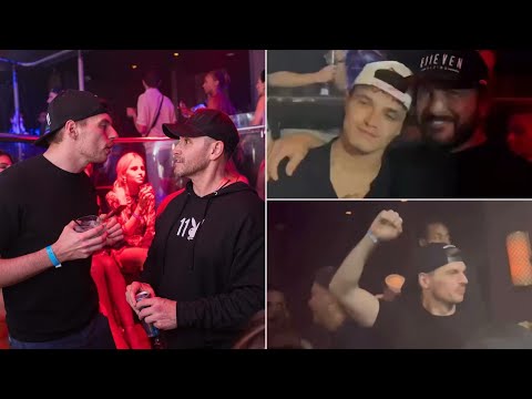 Max Verstappen & Lando Norris partying together after the race in Miami