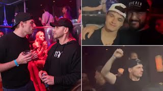 Max Verstappen & Lando Norris partying together after the race in Miami