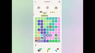 Meowdoku Brain Puzzle Games level 27 Gameplay walkthrough solution screenshot 2