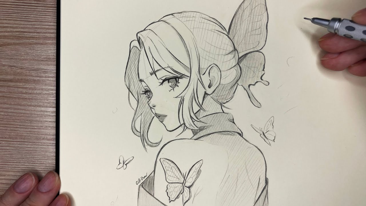 How to draw Shinobu Kocho | Demon Slayer🦋 Relaxing Drawing