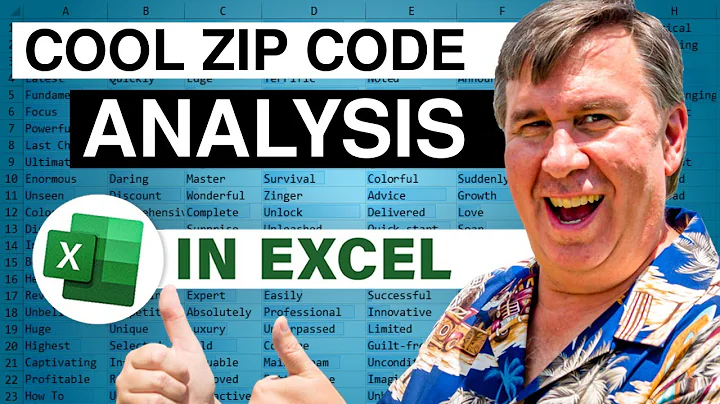 Cool Ways to Analyze Zip Codes In Excel - Episode 2285