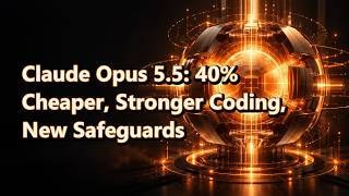 Claude Opus 5.5: 40% Cheaper, Better Coding and New Safeguards