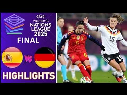 Spain W vs Germany W | UEFA Women’s Nations League Final  ★ Highlights (Dec. 2025)