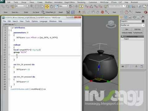 3dsmax Attributes holder script tutorial.mp4