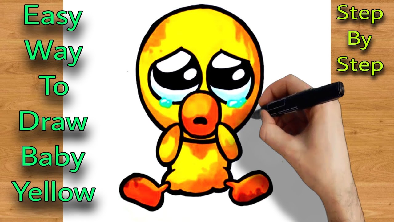 How to Draw Yellow from Roblox Rainbow Friends (Roblox) Step by Step