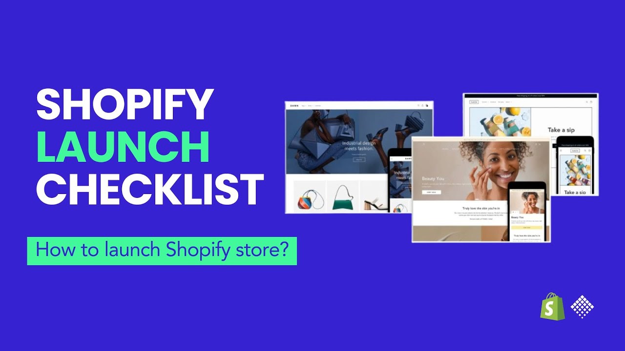Shopify Launch Checklist and Things to Avoid - YouTube