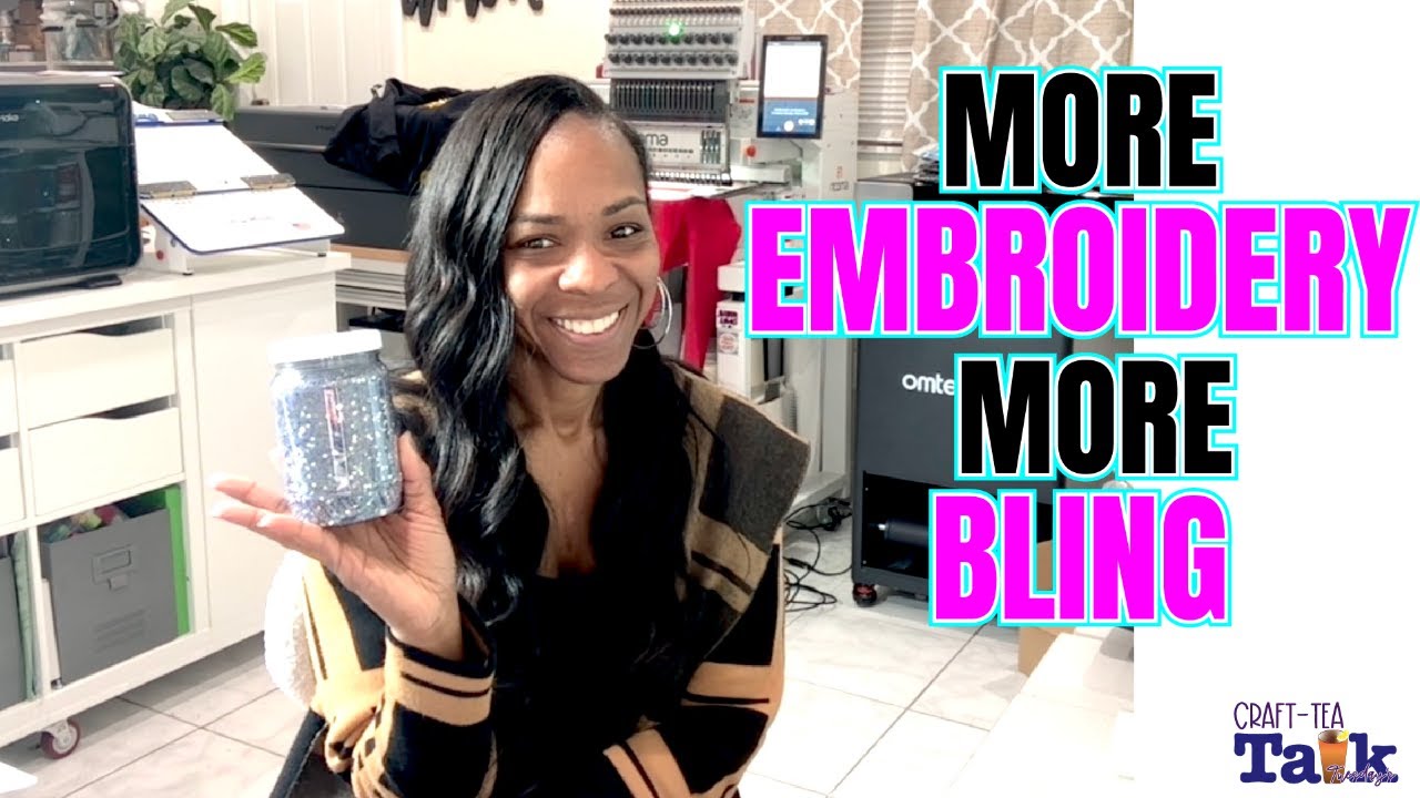 Craft-Tea Talk | Embroidery & Bling Mixed Media is a THING | Let's Talk About It!