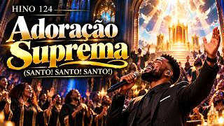 SANTO, SANTO, SANTO! - Harpa Cristã 124 - em Grandioso Coral Black