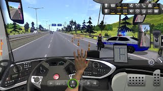 バスシミュレーター：アルティメット | 警察🚔🚨👮‍♂️ | モバイルゲームプレイ | Zuuks | 悪魔とドライブ😈 screenshot 1