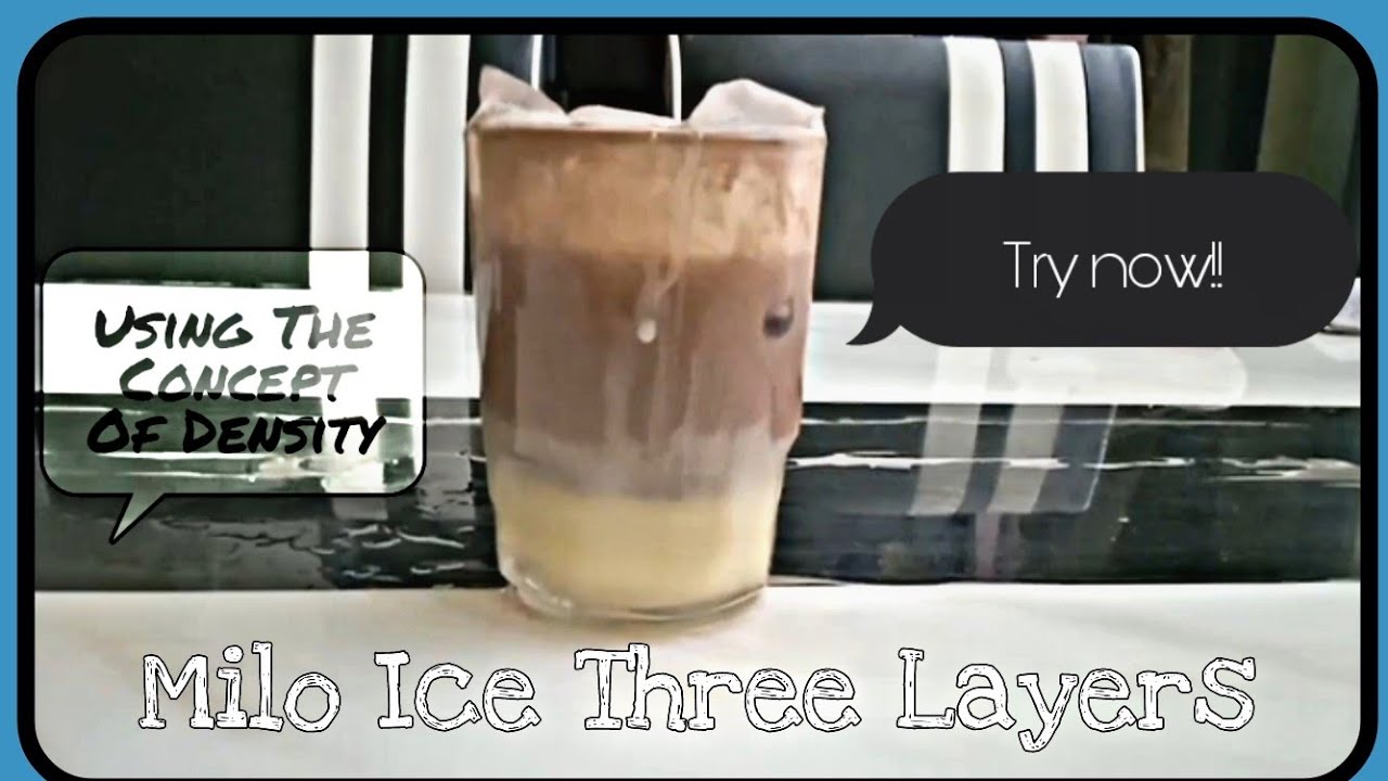 Innovation of drink using the concept of density