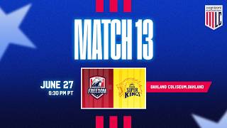 LIVE | Washington Freedom vs Texas Super Kings | Cognizant Major League Cricket 2026