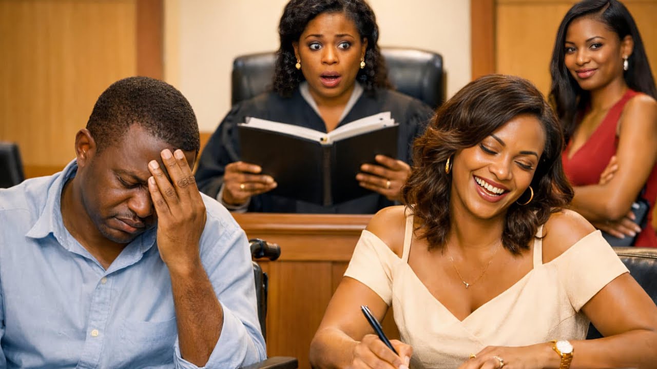 Wife Laughs While Signing Divorce Papers, Until Judge Read Crippled Husband's Net worth