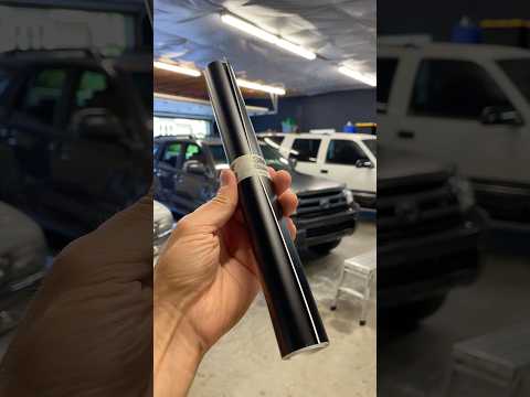 Matte Black Automotive Vinyl