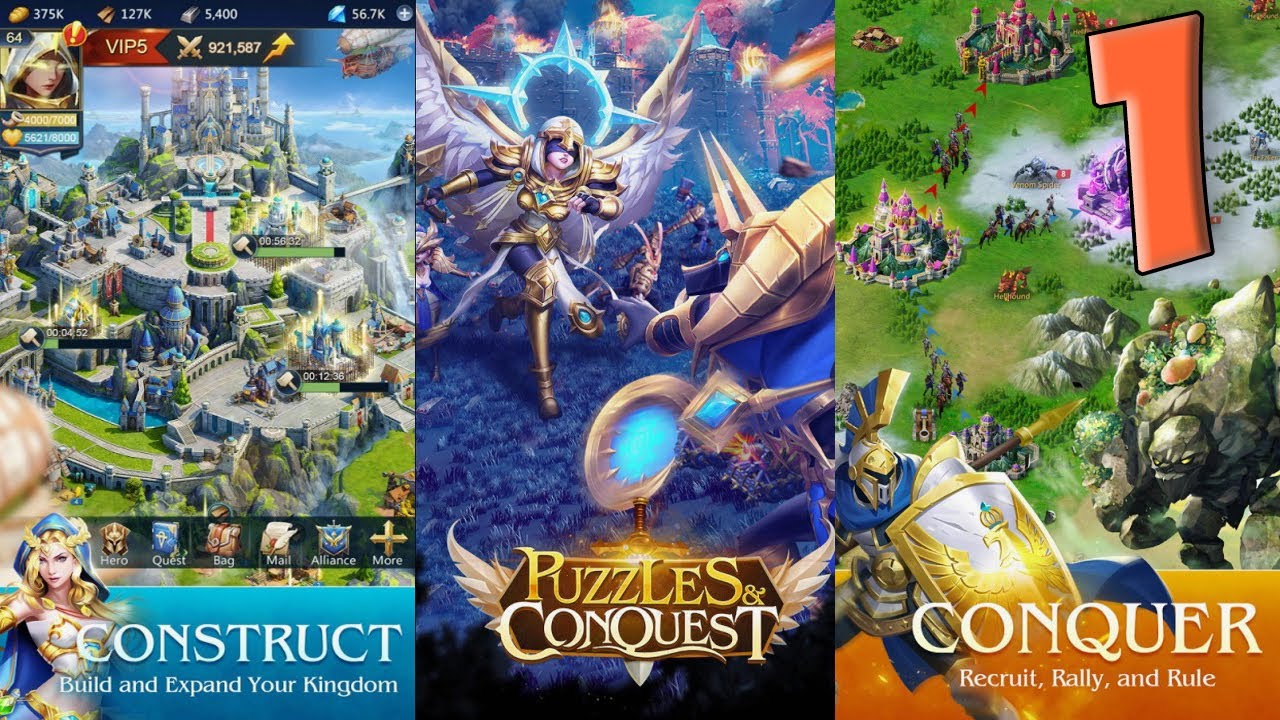 Puzzles & Conquest Part 1 Misty Bay [ Gameplay Story ] Туманная Бухта