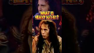 RONNIE JAMES DIO asked to define what Heavy Metal is....            #dioshorts