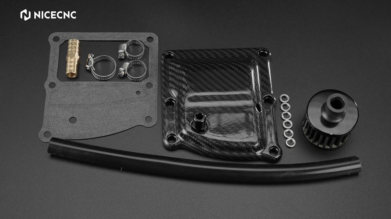 How to Install Carbon Fiber Shell M8 Vented Transmission Top Cover For Harley Road King Street Glide