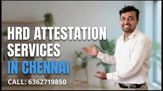 HRD Attestation in Chennai