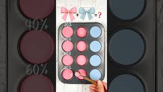 “Soft Pink &amp; Blue Palette” 🌸💙 #colormixing #colorpalette #colormix #artshorts #artcolors #asmr #art