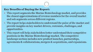 Marine Biotechnology Market 2019 Technology, Trends and Industry Analysis
