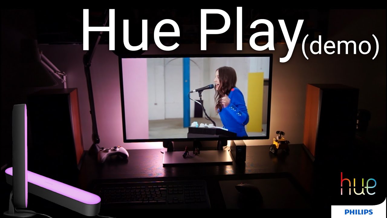 Playing with Hue Play: Demo of Sync ! (Jain - Star)