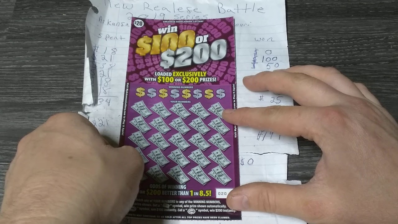 28 IN ARKANSAS SCRATCH OFF LOTTERY TICKETS 2019 NEW RELEASE BATTLE AR