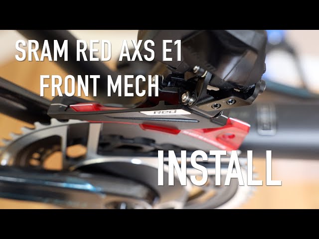 Sram Red AXS E1 Front Mech Install - Project Tarmac - YouTube