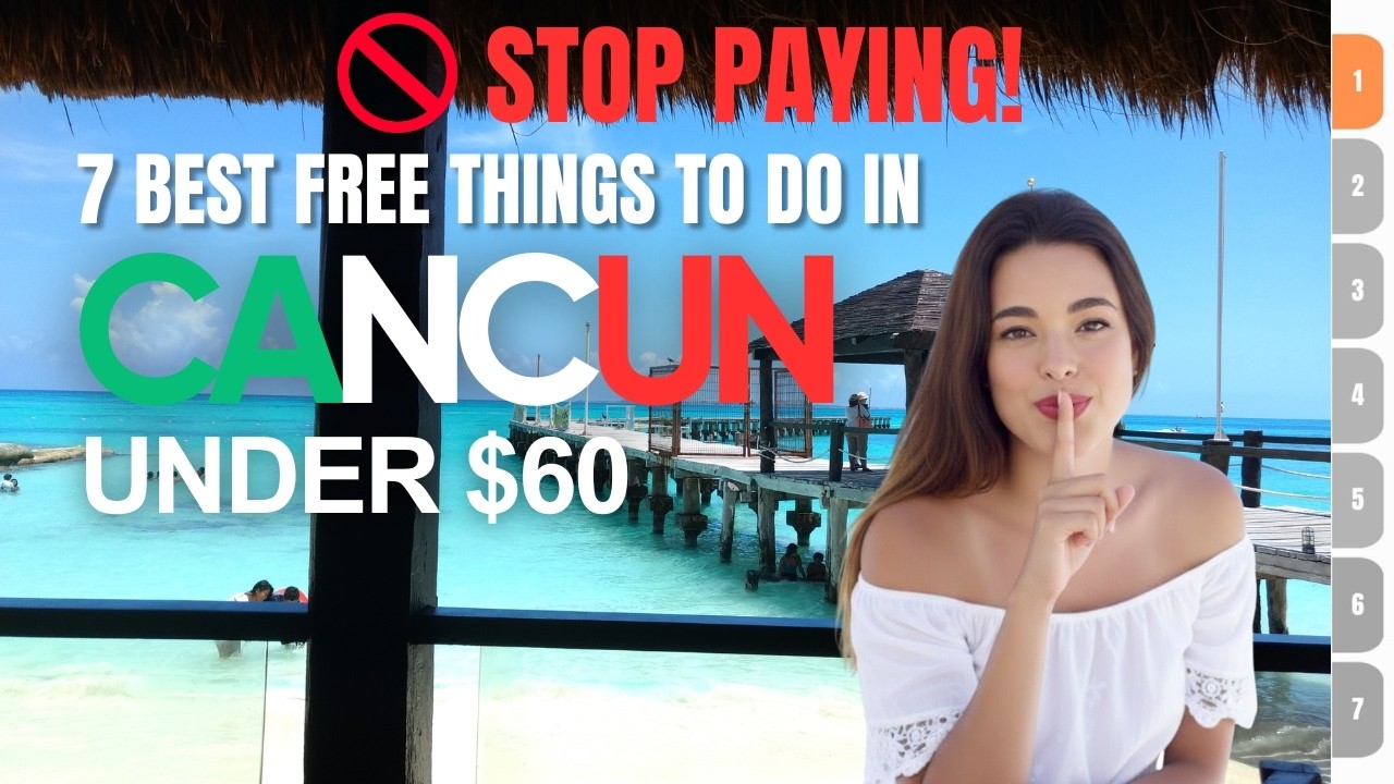 7 Best Things to Do in CANCUN Under $60! (4K Budget Travel Guide This Year)