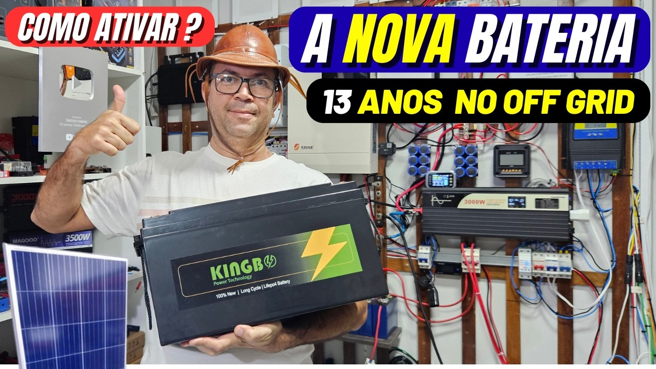 Como Ativar bateria lifepo4 da kingbo 🔋 A melhor Bateria Evoluiu 