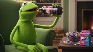 Kermit the Frog says that Dr.Pepper blackberry tastes like Nerds candy!